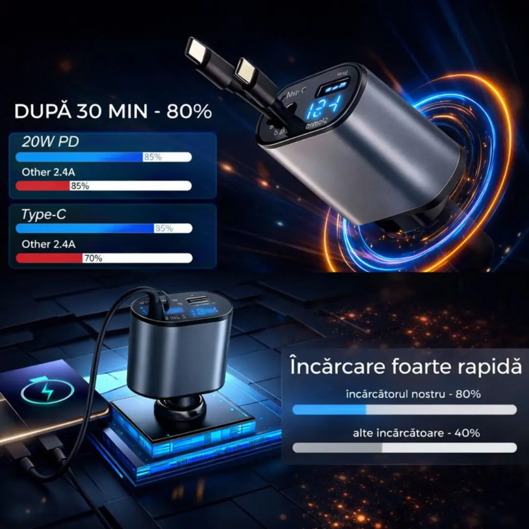 Incarcator 120W auto